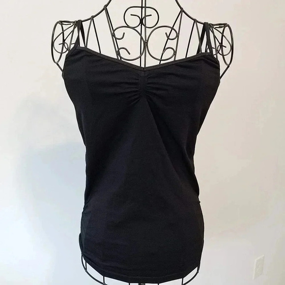 Candie's Tops - Candie's Tank Top Small Women's Black Shirred Bust